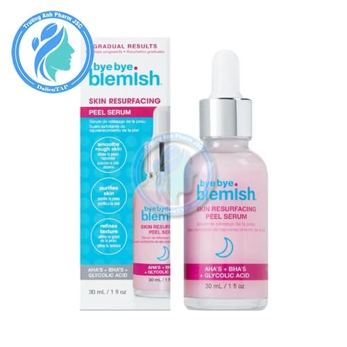 Tinh Chất Bye bye Blemish Skin Resurfacing Peel Serum AHA + BHA 30ml